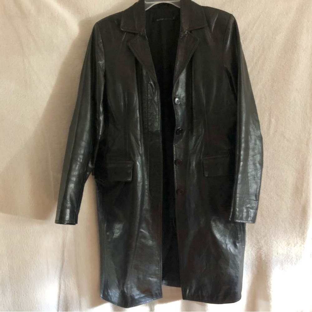 Rudsak leather long coat